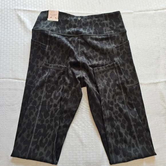Victoria's Secret Incredible Essential‎ Leggings Leopard High Rise 27" NWT Sz 12 - Picture 3 of 3